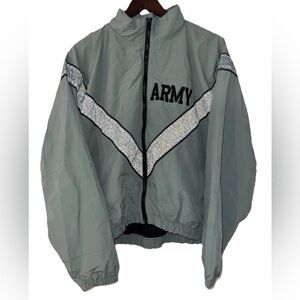 US Army Digital Improved Physical Fitness Uniform IPFU PT Jacket Med Short